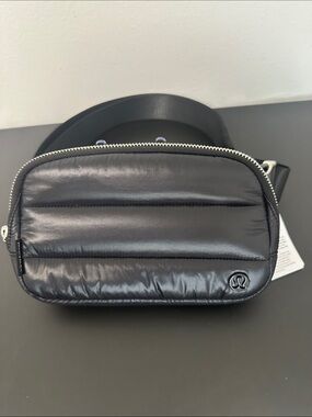 NWT Lululemon Black Quilted Everywhere Belt Bag “Wunder Puff”